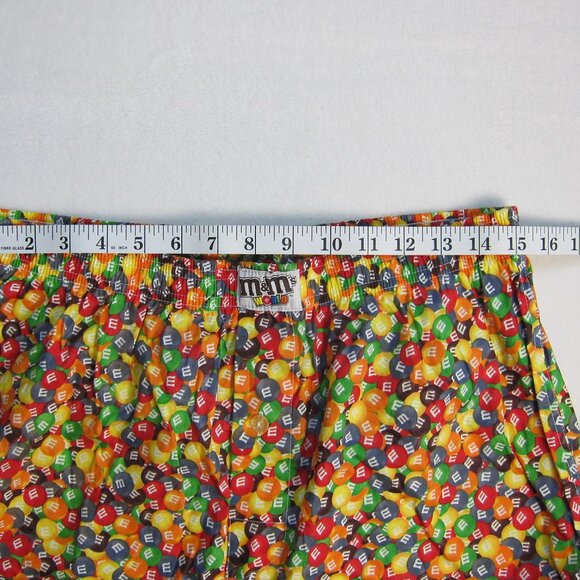 New. Men's M&M's Boxer Lightweight Poplin Lentil Print Multicolor Size XL - Picture 5 of 12